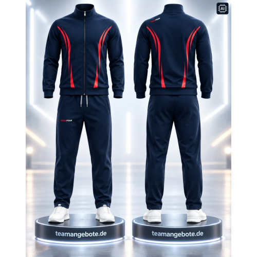 Trainingsanzug 666 Royal/Red Trainingsanzug 666 Royal/Red