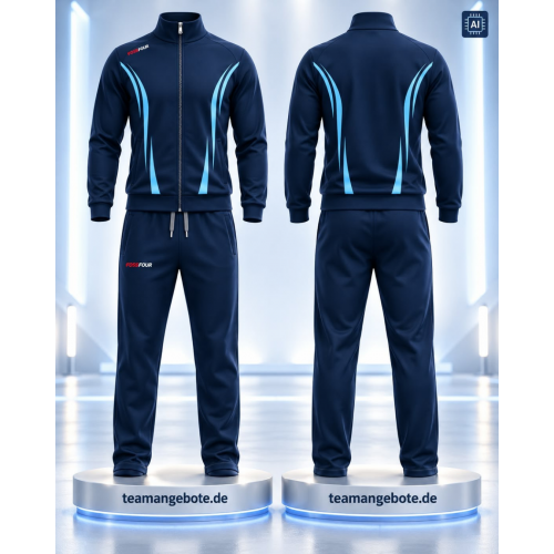Trainingsanzug 666 Royal/Sky Trainingsanzug 666 Royal/Sky