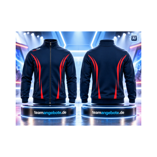 Jacke 666 Royal/Red