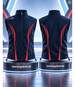 Weste FossFour 666 Royal/Red