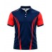 Poloshirt 666 Royal/Red