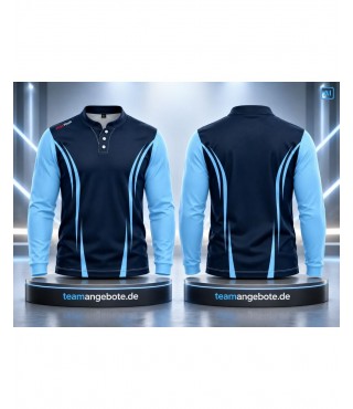 Langarmshirt 666 Royal/Sky