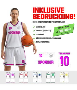 Basketball-Set Living white