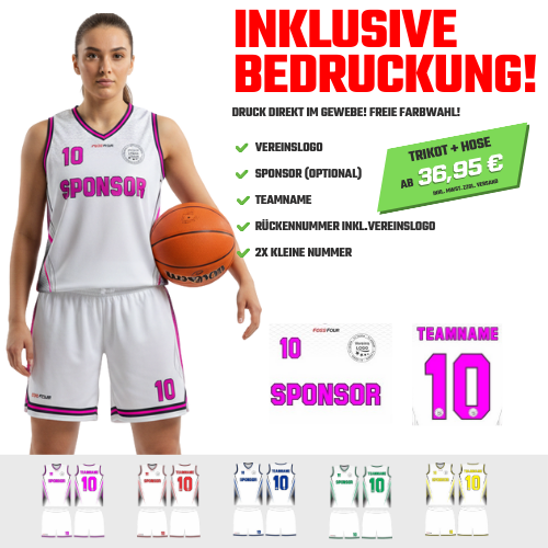 Basketball-Set Living white