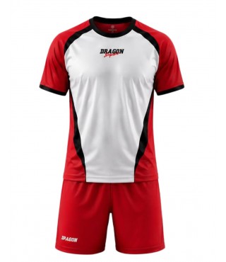AKTIONS-SET Chelsea Trikot + Hose + Sweatshirt Rot Dragon-Sport