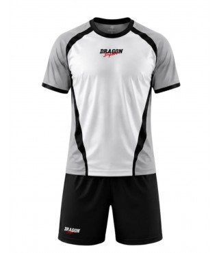AKTIONS-SET Chelsea Trikot + Hose + Sweatshirt Silber Dragon-Sport