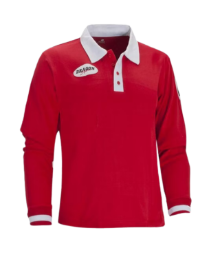 Top Angebot! Dragonsport Langarm Poloshirt Red