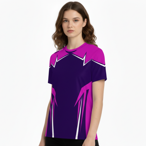 E Sport Shirt Pink Painter von Foss Four (Personalisierbar)