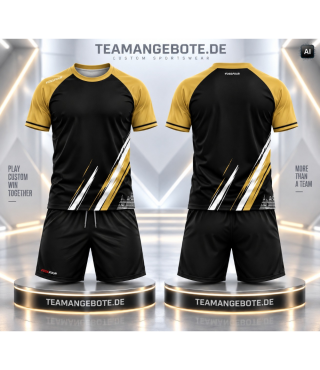 FossFour Trikot-Set 333 Black/Gold FossFour Trikot-Set 333 Black/Gold