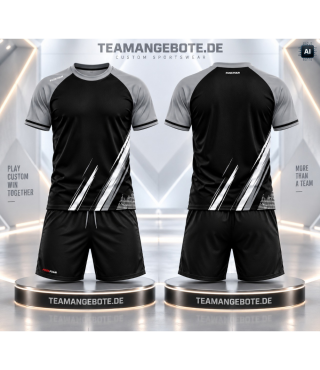 FossFour Trikot-Set 333 Black/Grey FossFour Trikot-Set 333 Black/Grey