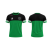 Black / Green