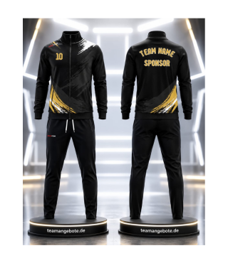 Trainingsanzug Wien Black/Gold Trainingsanzug Wien Black/Gold