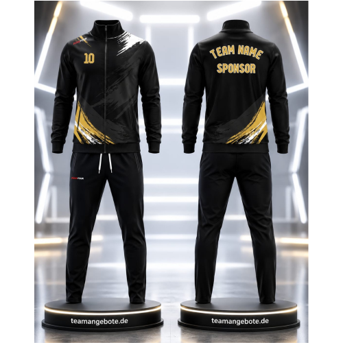 Trainingsanzug Wien Black/Gold