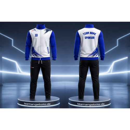 Trainingsanzug Wien White/Blue