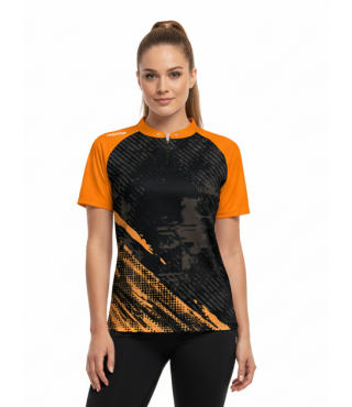 BILLARD SHIRT NILINCS BLACK/OARANGE