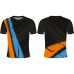 Billardshirt REKEN orange-blue