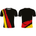 Billardshirt REKEN red-yellow