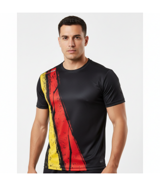 Billardshirt REKEN red-yellow Billardshirt REKEN red-yellow