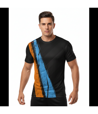 Billardshirt REKEN orange-blue Billardshirt REKEN orange-blue