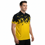 BILLARD SHIRT RHOMBUS YELLOW