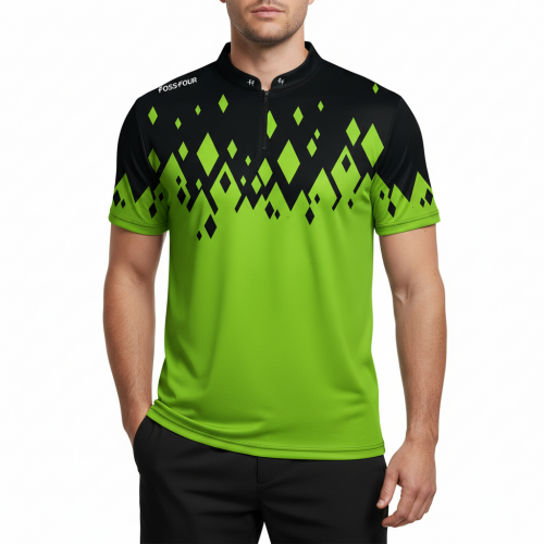 BILLARD SHIRT RHOMBUS GREEN