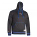 FOSSFOUR Set: Hoodie Madeira + GRATIS Shirt Runner – Schwarz/Royal