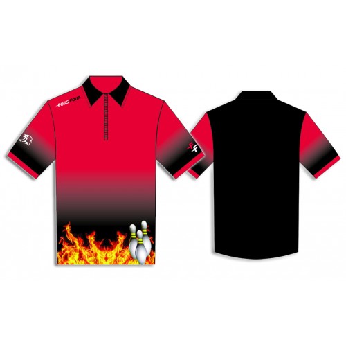 Bowling / Kegel Shirt FIRE3PINS
