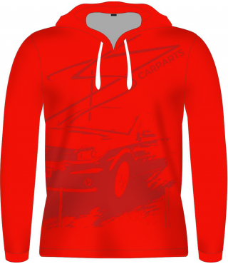 SD CARPARTS HOODIE 2 RED