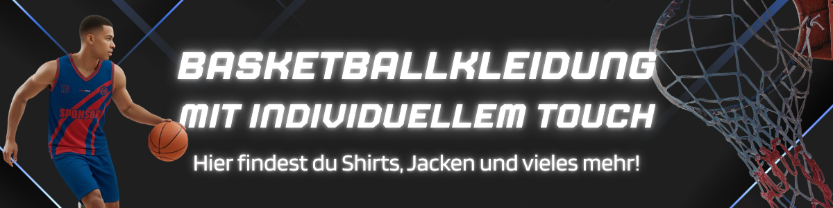basketball spieler mit trikot individuell gestaltet